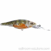 Live Target Koppers Jointed Yellow Perch Glow 2 7/8" Deep Diver Lure YPJ73D102   